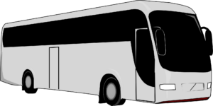 A generic image showing a tourist coach.